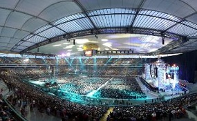 Bild von Innenraum Deutsche Bank Park bei einem Konzert
